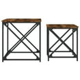 thumbnail image 4 of vidaXL Nesting Coffee Tables Accent Desk Furniture Set of 2 Engineered Wood, 4 of 11