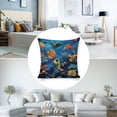 thumbnail image 3 of fish aquarium coralsLinen toss pillowcase decoration pillowcase gifting preferred 18x18 inch cushion cover sofa pillowcase sofa bedroom living room car, 3 of 7