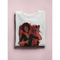 thumbnail image 3 of Beautiful Jazz Singer Design. Sweatshirt Women -Image by Shutterstock, Female Medium, 3 of 4