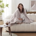 thumbnail image 5 of Kata Westinghouse Electric Blankets Heated Throw with Soft Cozy Sherpa RUST Sherpa Solid Color, 5 of 7