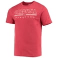 thumbnail image 2 of Men's Concepts Sport Heathered Charcoal/Cardinal Stanford Cardinal Meter Top & Pants Sleep Set, 2 of 5