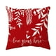 thumbnail image 2 of Fiudx Liquidación de ofertas flash Fundas de almohada para el día de San Valentín, 18 x 18 pulgadas, funda de almohada de tela con efecto piel de melocotón, decoración para el día de San Valentín par, 2 of 5