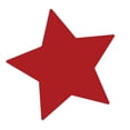 thumbnail image 2 of LiteMark Removable Red 4 Inch Star Decals - Pack of 12, 2 of 5