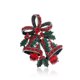 thumbnail image 1 of Broche de campana pequeña de Navidad YONGSHENG con diamantes de imitación 1 par, 1 of 5