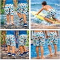 thumbnail image 2 of INGEAR Little Boys Quick Dry Beach Board Shorts Kids Swim Trunks UPF 50+ Swimsuit with Pockets, 2 of 6