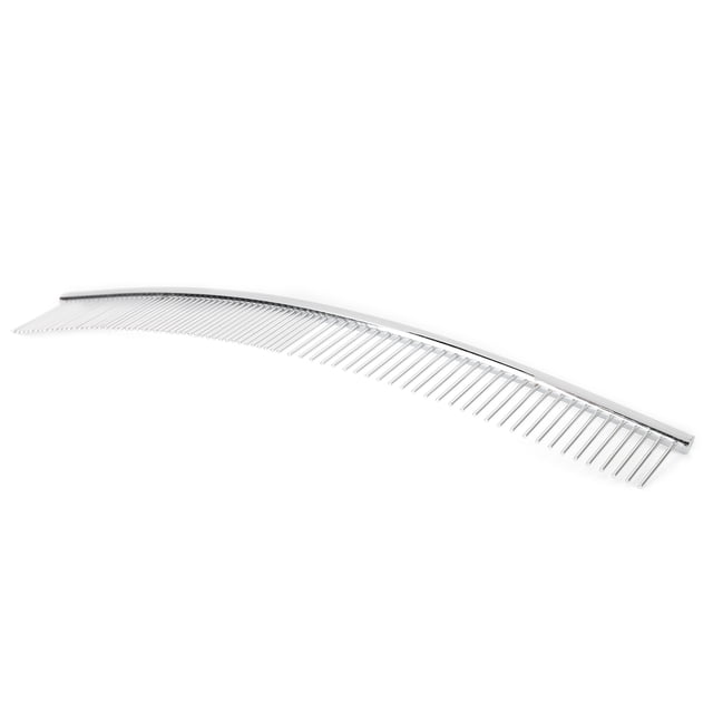 Peigne de Toilettage pour Animaux de Compagnie, Peignes pour Animaux de Compagnie, Chiot Stable et Fiable pour Animaux de Compagnie Peigne de Toilettage Noeud Moitié Mince Moitié Dense, Peigne en Rangée Incurvée