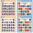 thumbnail image 4 of Early Child-hood Enlightenment Books Soft Alphabets Flash Cards Kit Washable Education Baby Cloth Books Present for Infants, 4 of 5