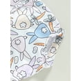 thumbnail image 7 of Bagilaanoe Baby Easter Shorts Cartoon Rabbit/Plaid Print Elastic Waist Short Pants with Plush Tail 6M 9M 12M 18M 24M Infant Girls Boys Summer Clothes, 7 of 7