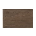 thumbnail image 2 of Benjara Rectangular Shape Wooden Dining Table with Tapered Legs, Rustic Brown, 2 of 3