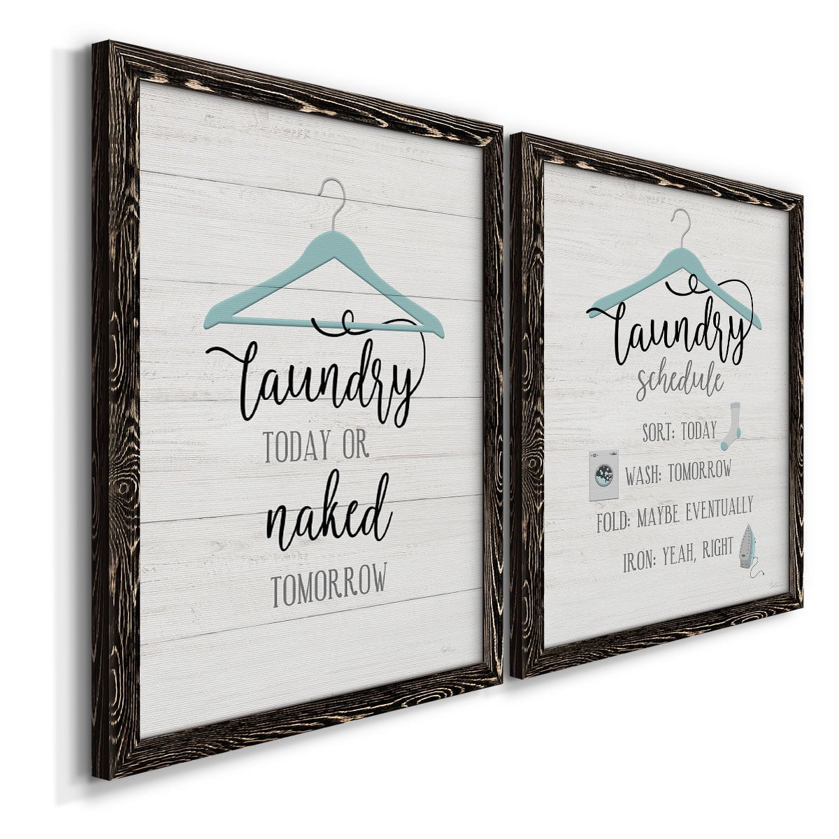 Naked Tomorrow - Premium Framed Canvas 2 Piece Set - Ready to Hang