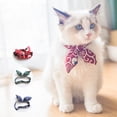 thumbnail image 2 of Kitten Bowtie Collar Breakaway Collar for Males Females Boys and Girls Cats Adjustable Collar Ears Scarf Bow, 2 of 9