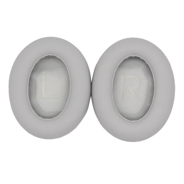 Cateissary Almohadilla para la oreja Cojín Auriculares de cuero montados en la cabeza Accesorios transpirables Reemplazo para auriculares 700 Gris Relojes inteligentes Gris claro
