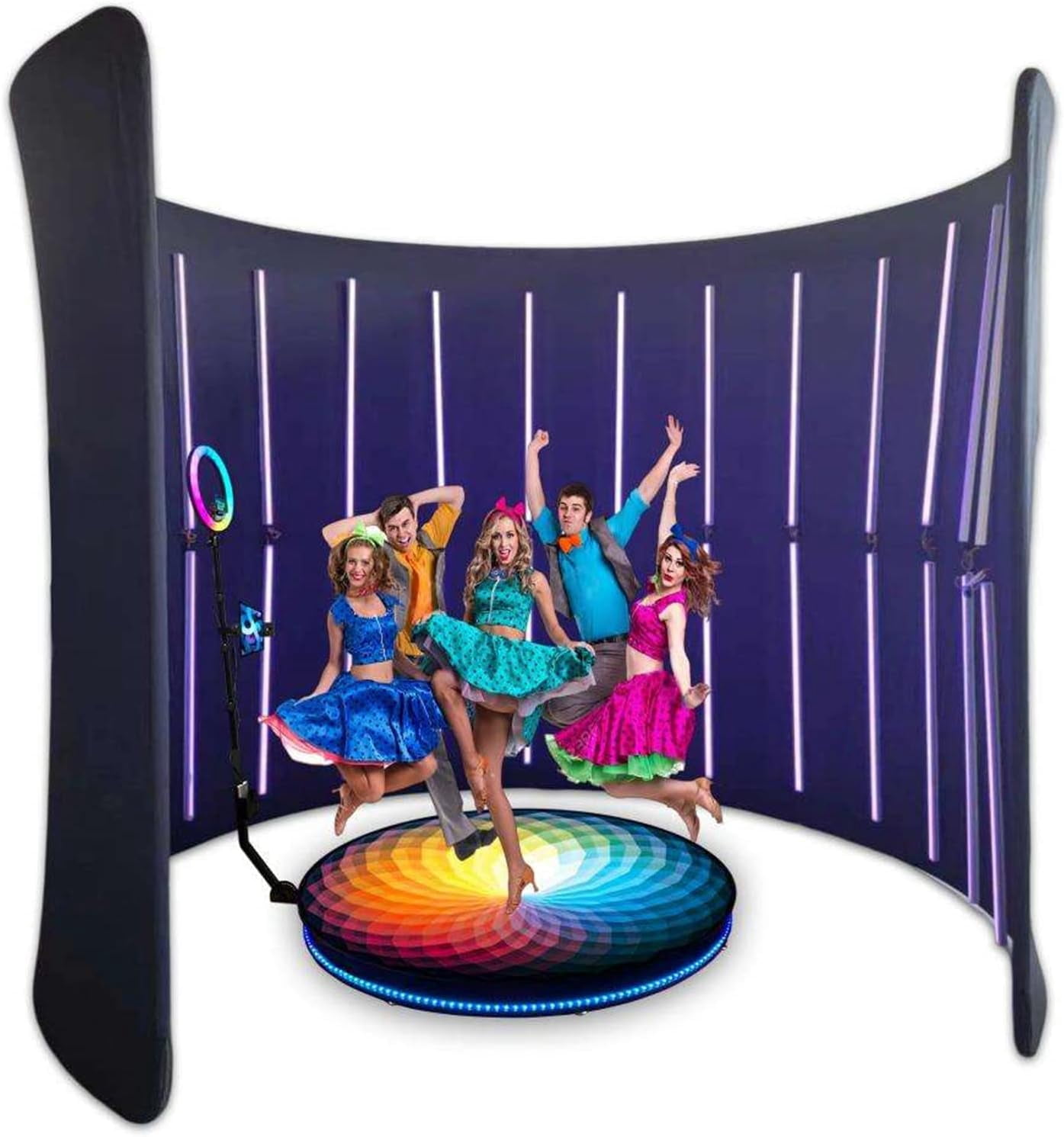 360 Photo Booth Backdrop Background Tents with Customized Logo,28PCS ...