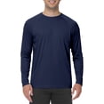 thumbnail image 2 of Domuza Rash Guard Shirts Men Upf 50+ Sun Protection Uv Long Sleeve Tee Shirts Summer 2026 Outdoor Lightweight Running Fishing Tops Navy M, 2 of 5