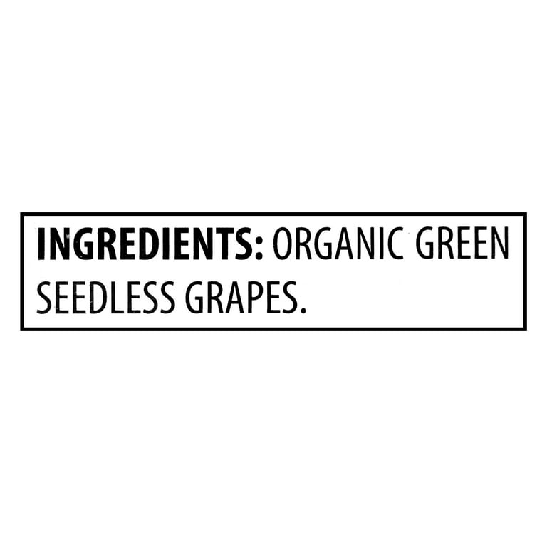 Organic Green Grapes per lb