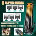 thumbnail image 5 of VGR 644 Hair Clippers for Men Professional, Cordless Beard Trimmer & Electric Razor Shavers for Men, Rechargeable 3 Piece Barber Hair Cutting Kit LED Display Men's Grooming Kit, 5 of 7
