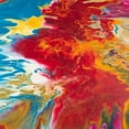 thumbnail image 2 of Gonzalez, Roberto 15x15 White Modern Wood Framed Museum Art Print Titled - Red Blizzard, 2 of 4