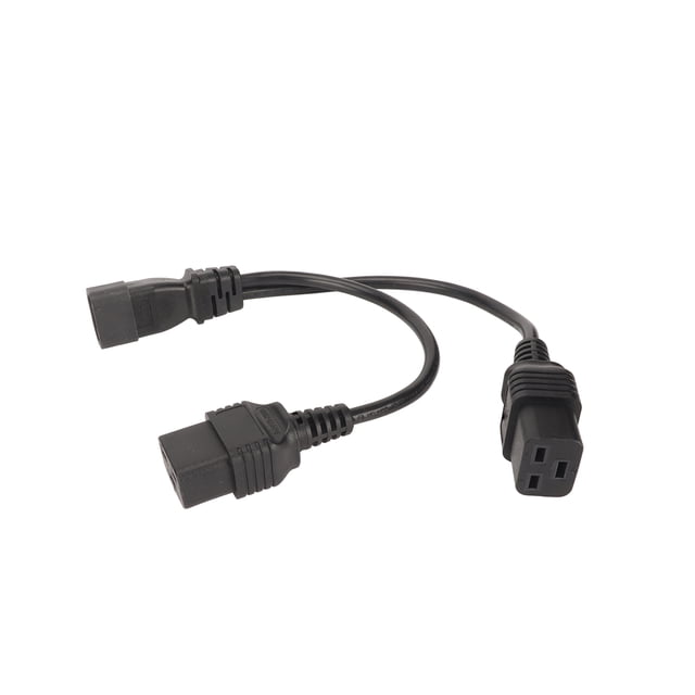 Cable de alimentación IE dual, IEC320 C14 a cable de alimentación IE dual IE Cable de alimentación divisor en Y dual IE Los mejores materiales
