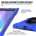 thumbnail image 7 of XYX Case for Samsung Galaxy Tab Active4 Pro/Tab Active Pro with 360 Degree Rotating, Hand Strap, Shoulder Strap for 10.1 inch SM-T540/SM-T547/SM-T636B, Blue, 7 of 7
