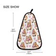 thumbnail image 6 of Cute Capibara Pattern Hand Towel Quick Drying Home Storage Kitchen Towel Hooks Dish Cloths, 6 of 6
