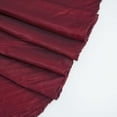 thumbnail image 2 of Balsa Circle 120" Burgundy Accordion Crinkle Taffeta Round Tablecloth Reception Decoration, 2 of 8