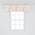 thumbnail image 2 of Ambesonne Pastel Valance Pack of 2, Butterflies and Flowers Art, 54"X18", Off White and Multicolor, 2 of 4