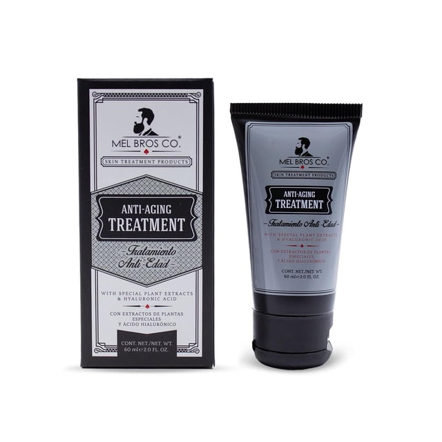 Tratamiento Antiedad MEL BROS CO. Natural con Ácido Hialurónico y Extractos Herbales 2 oz
