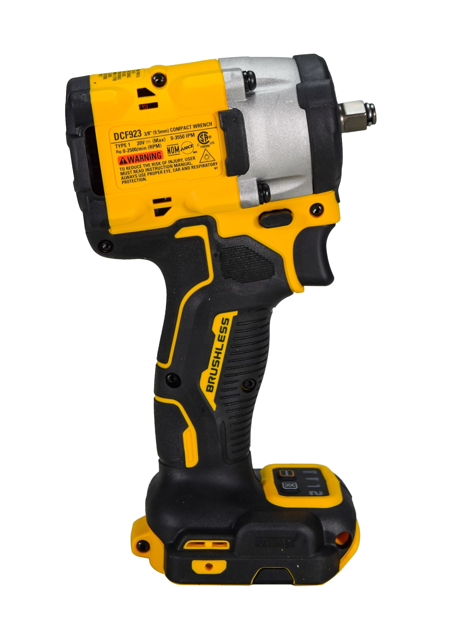 DeWalt DCF923B Atomic 20V Max Brushless 3/8-in Cordless Impact Wrench (Tool Only)