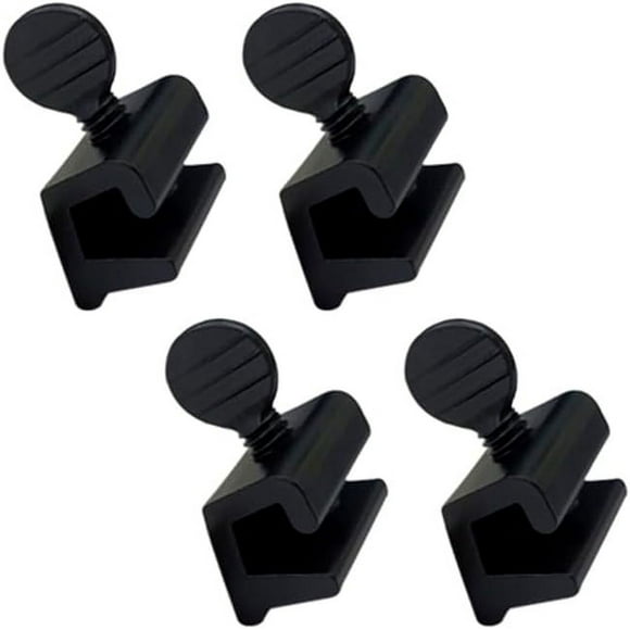 YQHWQ Black coating black 1/8 pack aluminum alloy sliding window safety lock