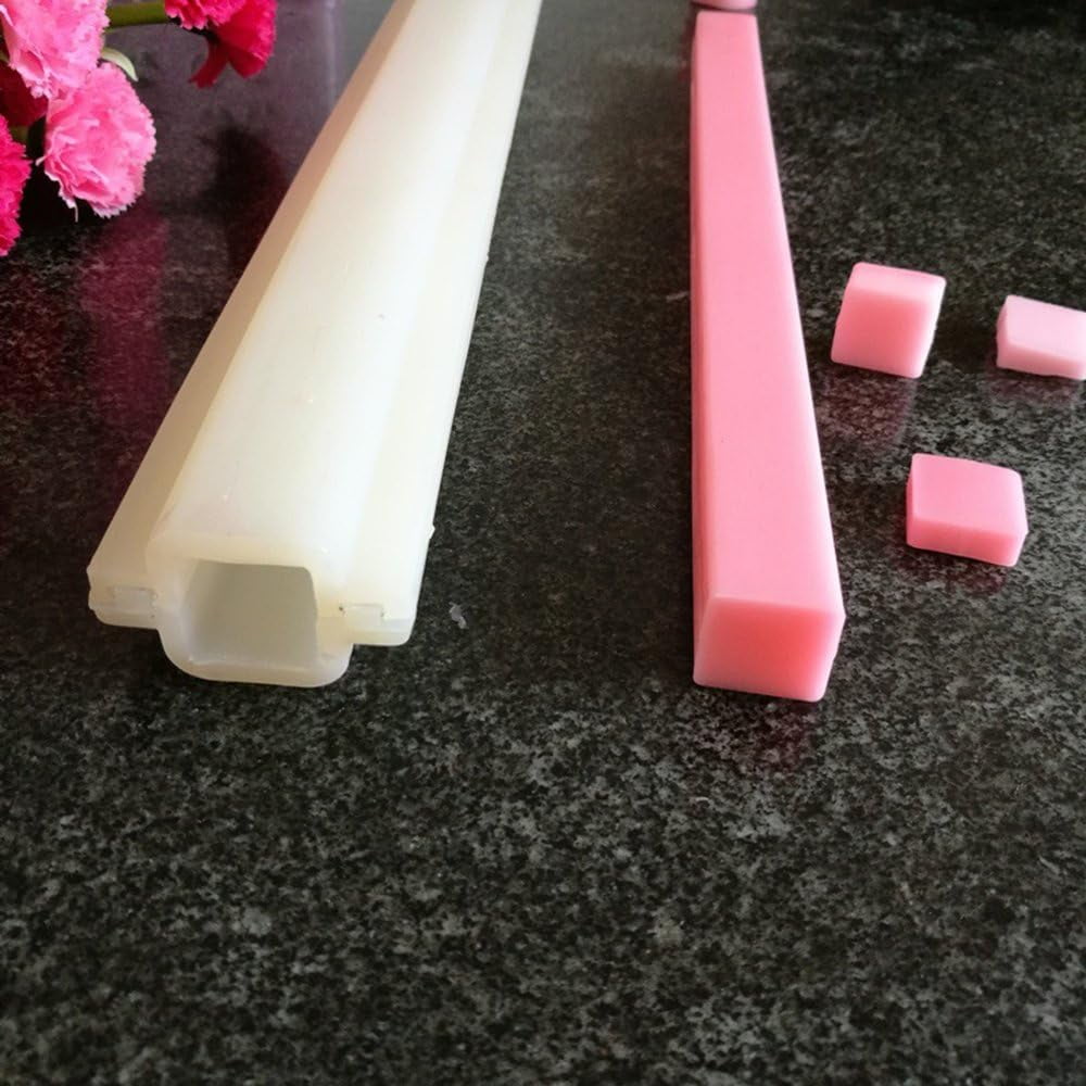 Heart Tube Column Silicone Soap Mold Embed Soap Making Supplies Tool Heart Shape Candle Mold Set Soap Mould