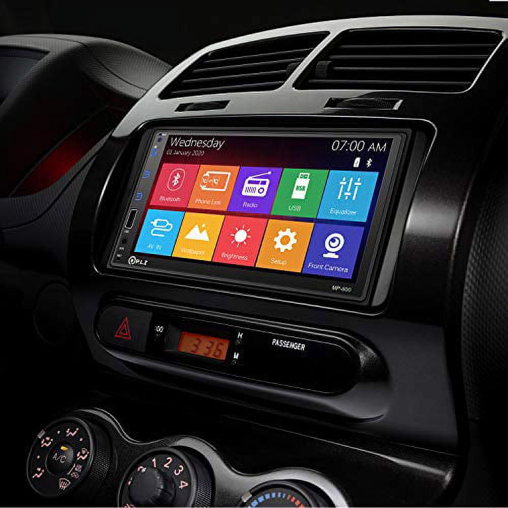 P.L.Z MP-800 Single Screen Media Audio Head Unit 7in HD