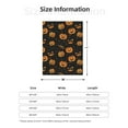 thumbnail image 2 of Halloween Blanket Throw Blanket for Couch Sofa and Bed, halloween-pumpkins Halloween Plush Throw Blanket, Halloween Decor Fuzzy Cuteness Comfy Flannel Blanket, 2 of 7