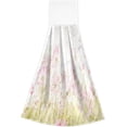 thumbnail image 2 of SKYSONIC Kitchen Towels with Hanging Loop, Cosmos Flowers Vintage Dish Towels for Kitchen, Absorbent Kitchen Hand Towels 2 Piece Sets, 12"x17", 2 of 6