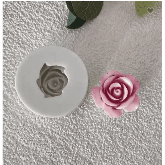 Rose 1.25" silicone mold