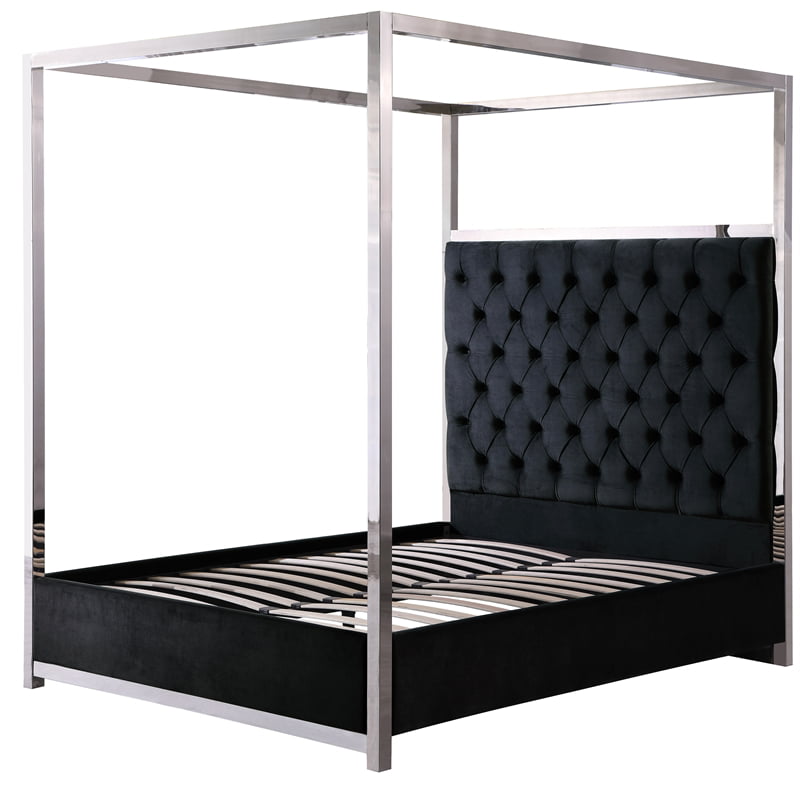 California King Canopy Bed, Black Canopy Cal King Bed