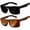Matte / Black – Brown, variant on XL Polarized Men's Oversized Sunglasses Big Heads Wide Face Large Head Fit Sports Driving Fishing Extra Wide Sunglasses