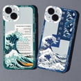 thumbnail image 2 of Funda de teléfono transparente Kanagawa para iPhone 13, 12, 11, 14 Pro MAX, XS, X, Mini, XR, 7, 8 Plus Fivean unisex, 2 of 2