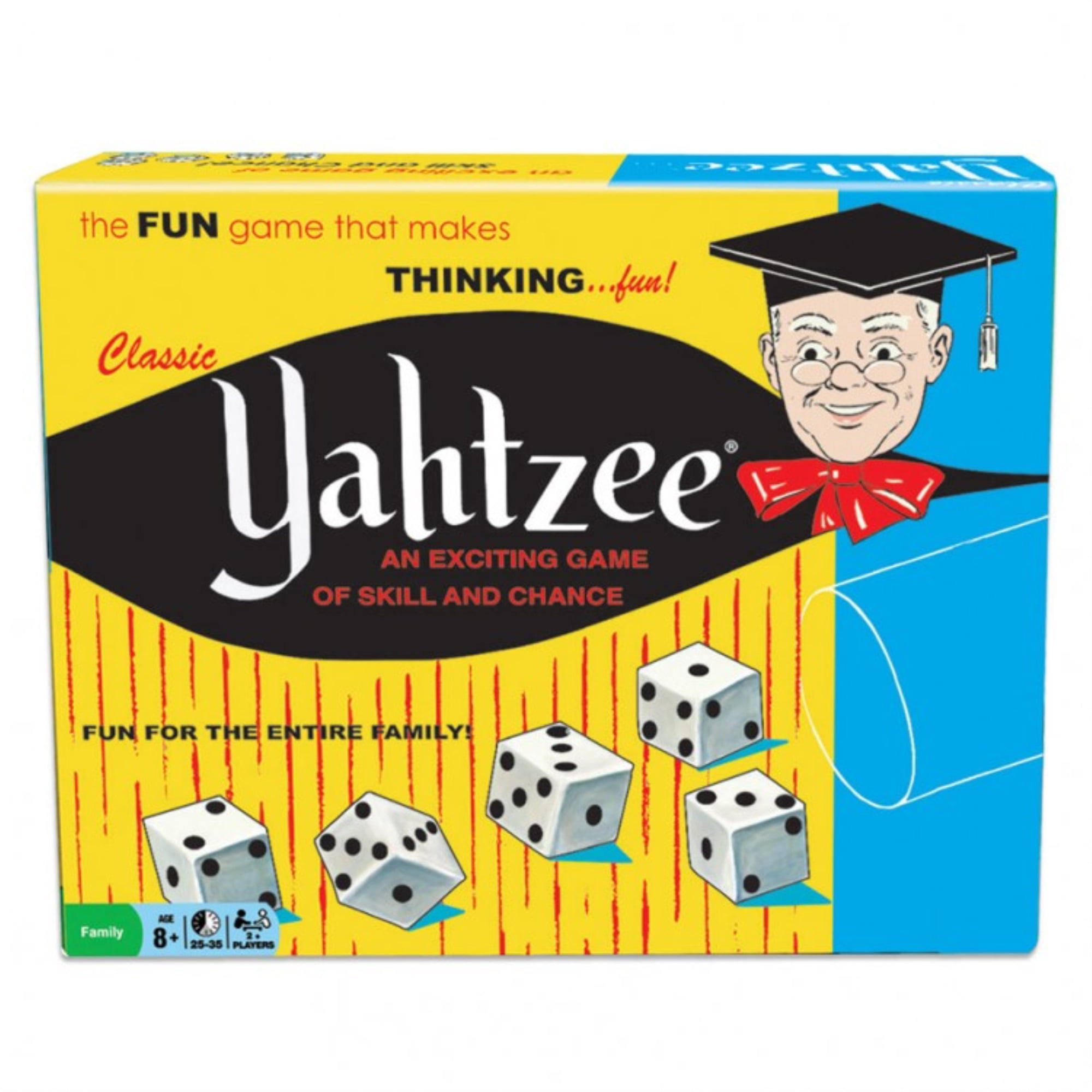 Classic Yahtzee Family Dice Board Card Game 