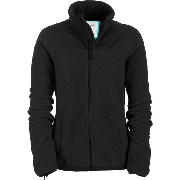 Chaqueta de Campo Ligera Aeropostale con Cremallera Completa para Mujer Color Negro Grande