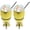 Gold, variant on Yvsxxv Gold Pineapple Shape Stainless Steel Cocktail Cup With Straw 2Pcs