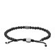 thumbnail image 2 of Pulsera Fossil JF02887040 con cuentas de lava negras para hombre, 2 of 7