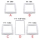 thumbnail image 2 of Paquete de 4 marcos de bordado DIY Craft Costura Manual de costura Needlecraft Plastic Setagable Detachable Herramientas Elenxs HA012120-05, 2 of 7