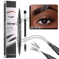 thumbnail image 2 of Xihbxyly Lápiz de Cejas Natural, Herramienta de Microblading 2 En 1 de Doble Punta, Trazos con Efecto de Vello y Fácil de Difuminar, Fórmula Resistente Al Agua y de Larga Duración, Definición y Model, 2 of 2