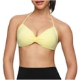 thumbnail image 2 of Naittoop Halter Sports Bras for Women Padded Strappy Yoga Bra Adjustable Open Back Workout Gym Bras Casual Crop Top, 2 of 5