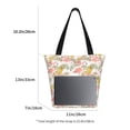 thumbnail image 3 of Disketp Tropical Pink Flamingo Pineapple Bolsa de Hombro Casual para Mujer, Bolso Cruzado para Compras, Viajes y Uso Diario, 3 of 6