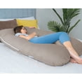 thumbnail image 4 of Cojín de embarazo QUEEN ROSE Cooling en forma de U, 140 x 80 cm, color beige, 4 of 7