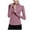 Pink, variant on Hvyesh Womens Long Sleeve Workout Tops Quick Dry Quarter Zip Pullover Crop Yoga Athletic Slim Fit Shirts