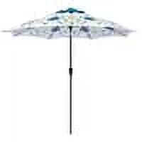 Abble Outdoor 9ft Printed Patio Umbrella with Crank and Tilt