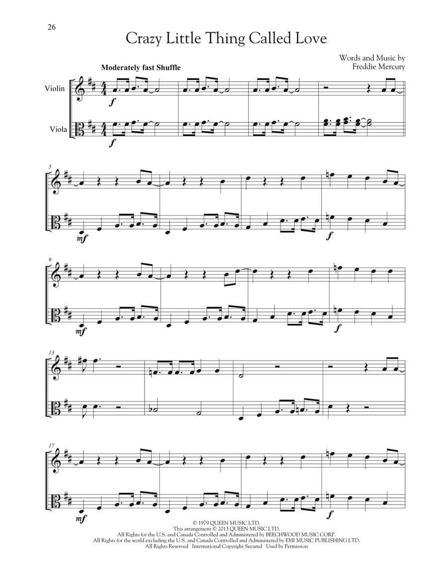 Hal Leonard Big Book of Violin & Viola Duets String Duet Series Softcover
