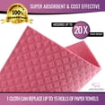 thumbnail image 4 of Swedish Dishcloths for Kitchen - Eco-Friendly Kitchen Towels and Dishcloths Sets - Reusable Paper Towels - Cellulose Dish Sponge Cleaning Cloth - Kitchen Dish Towels (Blue), 4 of 8